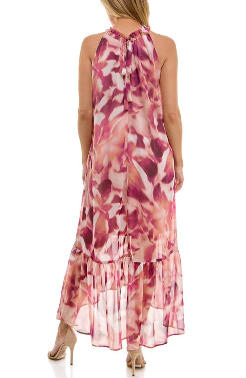 Shop Socialite Halter High-low Maxi Dress
