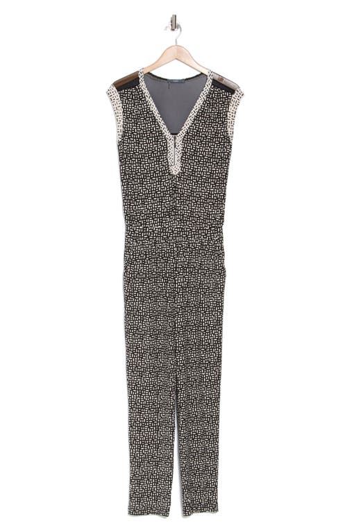 Tart 'liesa' Print Jersey Jumpsuit In Gray