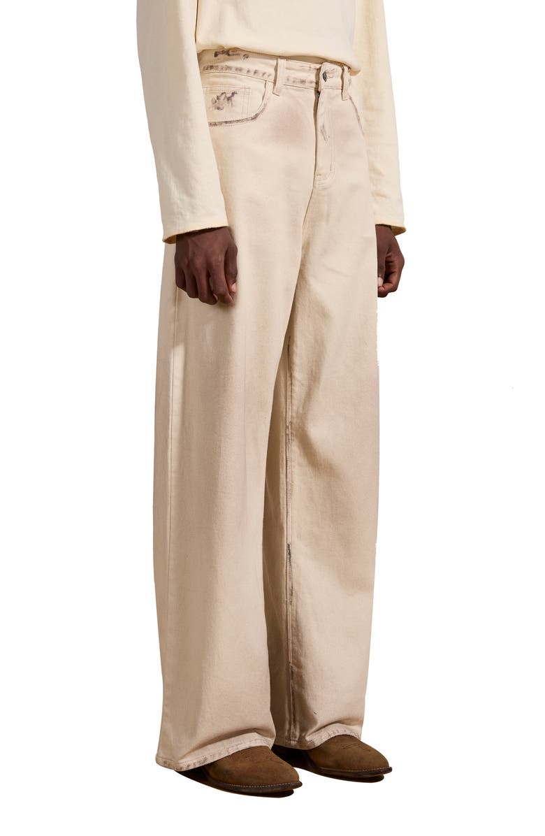 FOUND Lacy Baggy Wide Leg Jeans, Alternate, color, 