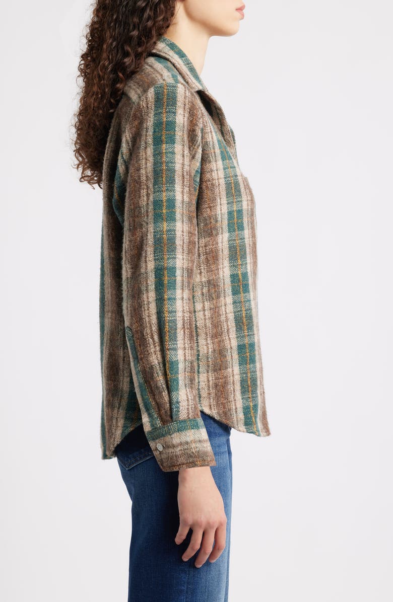 Frank & Eileen Eileen Relaxed Button-Up Shirt, Alternate, color, Brown Green Sand Plaid