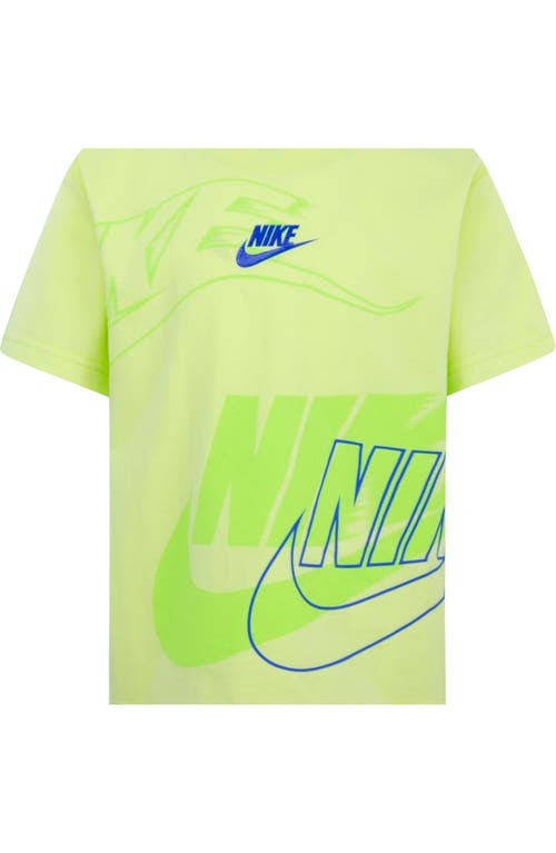 Nike Toddler & Little Boys "on The Move" Logo Crewneck T-shirt In Lite Lemon Twist