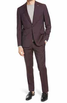 Ted Baker London Roger Extra Trim Fit Solid Wool Suit