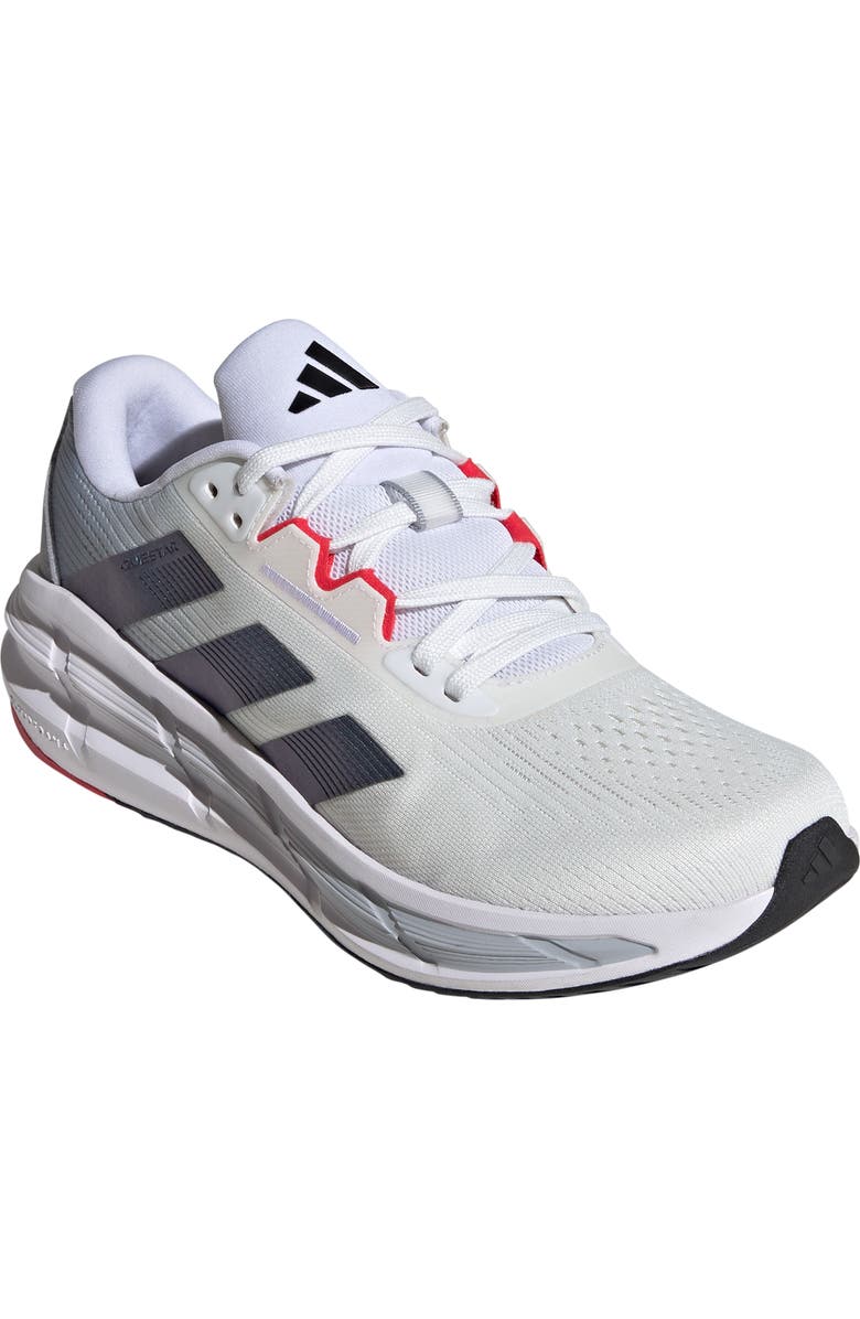 adidas Questar 3 Running Shoe, Main, color, White/ Black/ Pure Ruby
