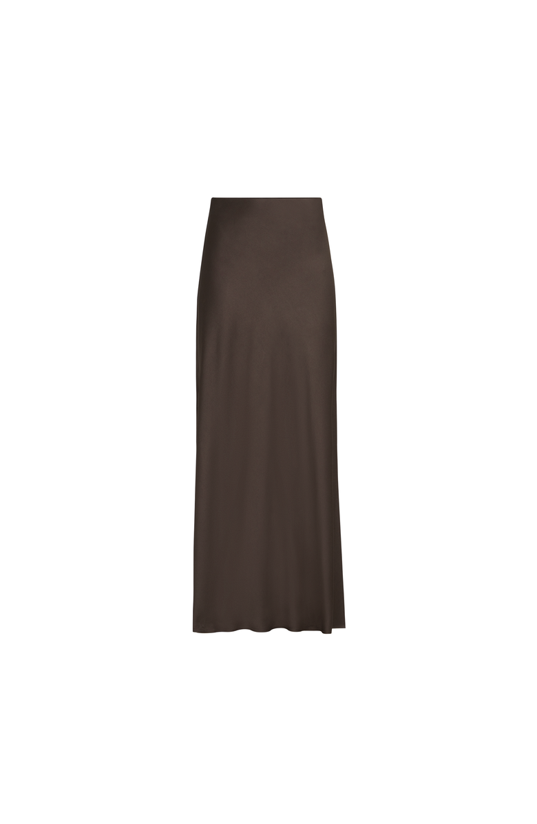 Brunello Cucinelli Fluid Bias-Cut skirt, Alternate, color, Cocoa