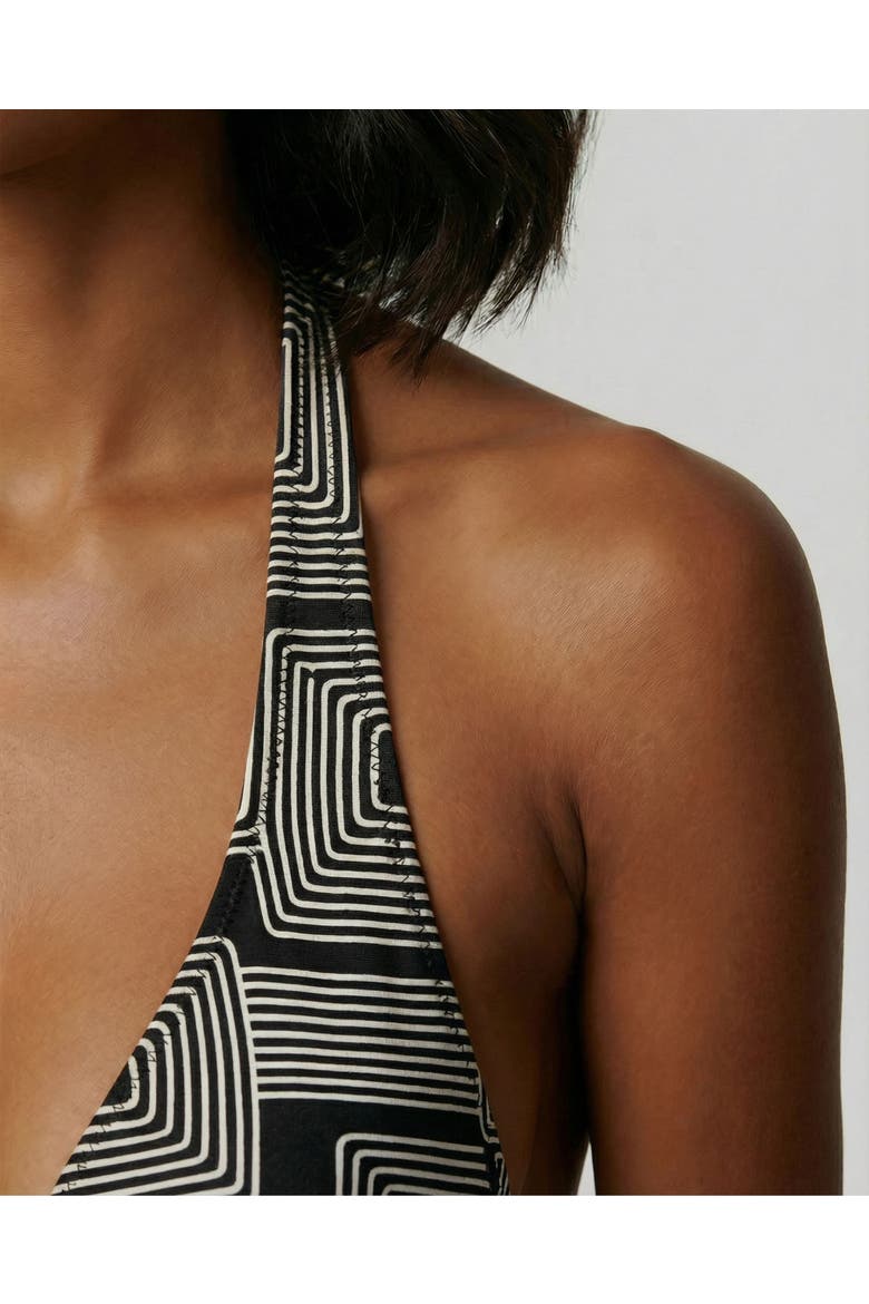 Inter Twine Womens Bikini Top, Alternate, color, Inter Twine Black