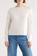 GO COUTURE Boat Neck Sweater