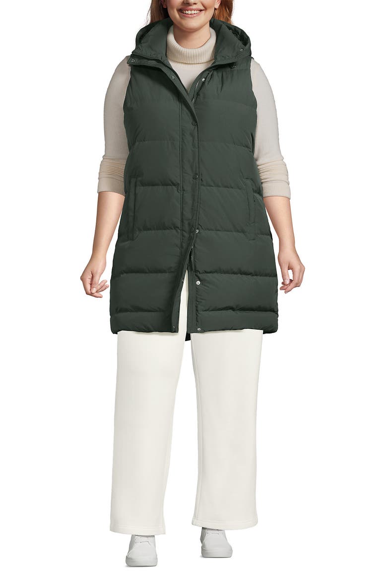 Plus Size Max 600 Down Puffer Vest, Main, color, Evening Forest