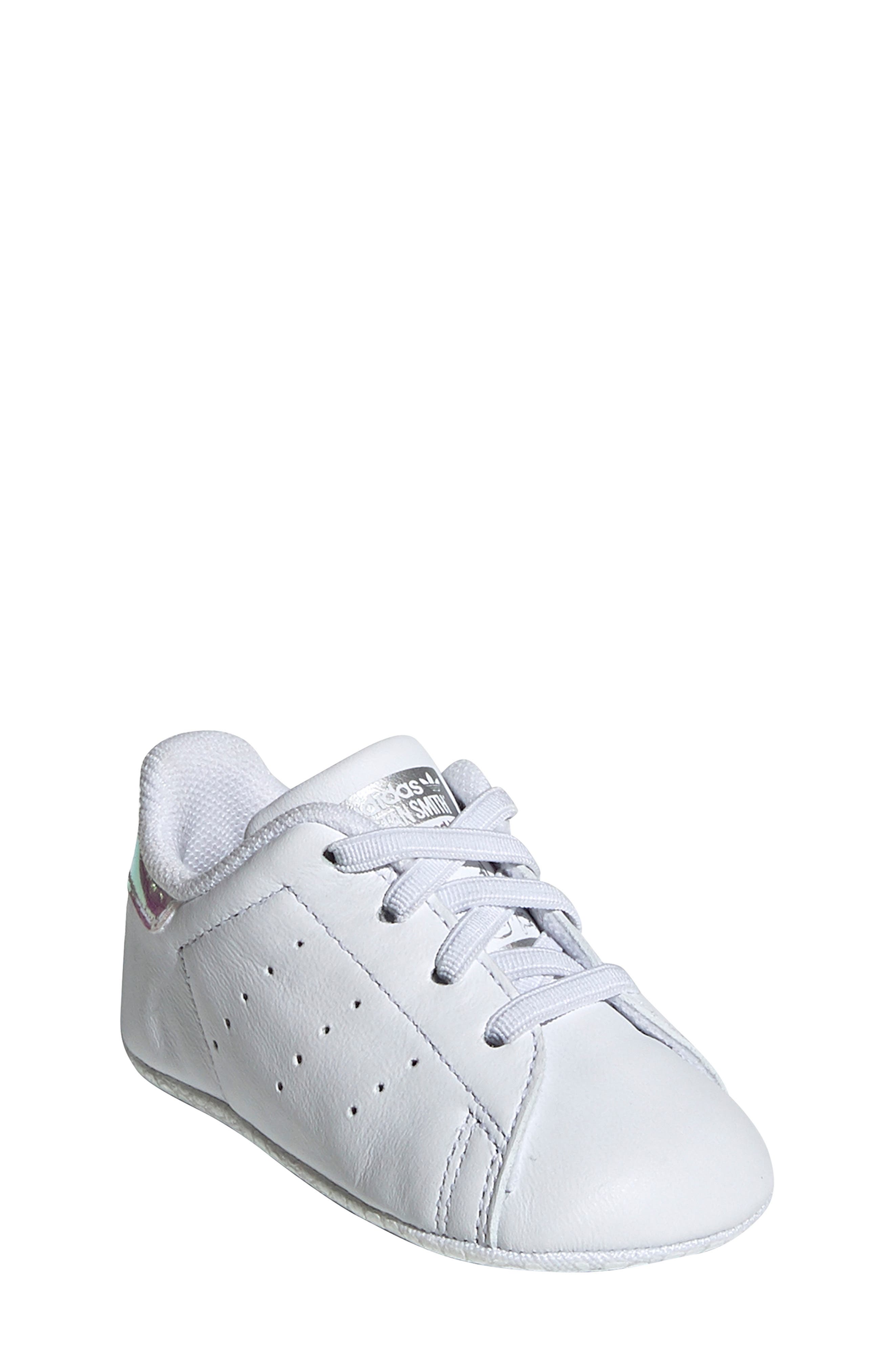 adidas Stan Smith Crib Sneaker, Main, color, 