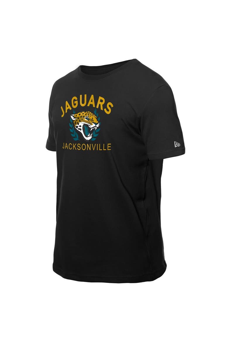 Men's New Era Black Jacksonville Jaguars 2025 NFL Draft T-Shirt, Alternate, color, Black