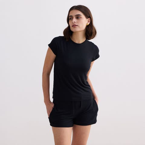 Essential Knit Shorts in Blue