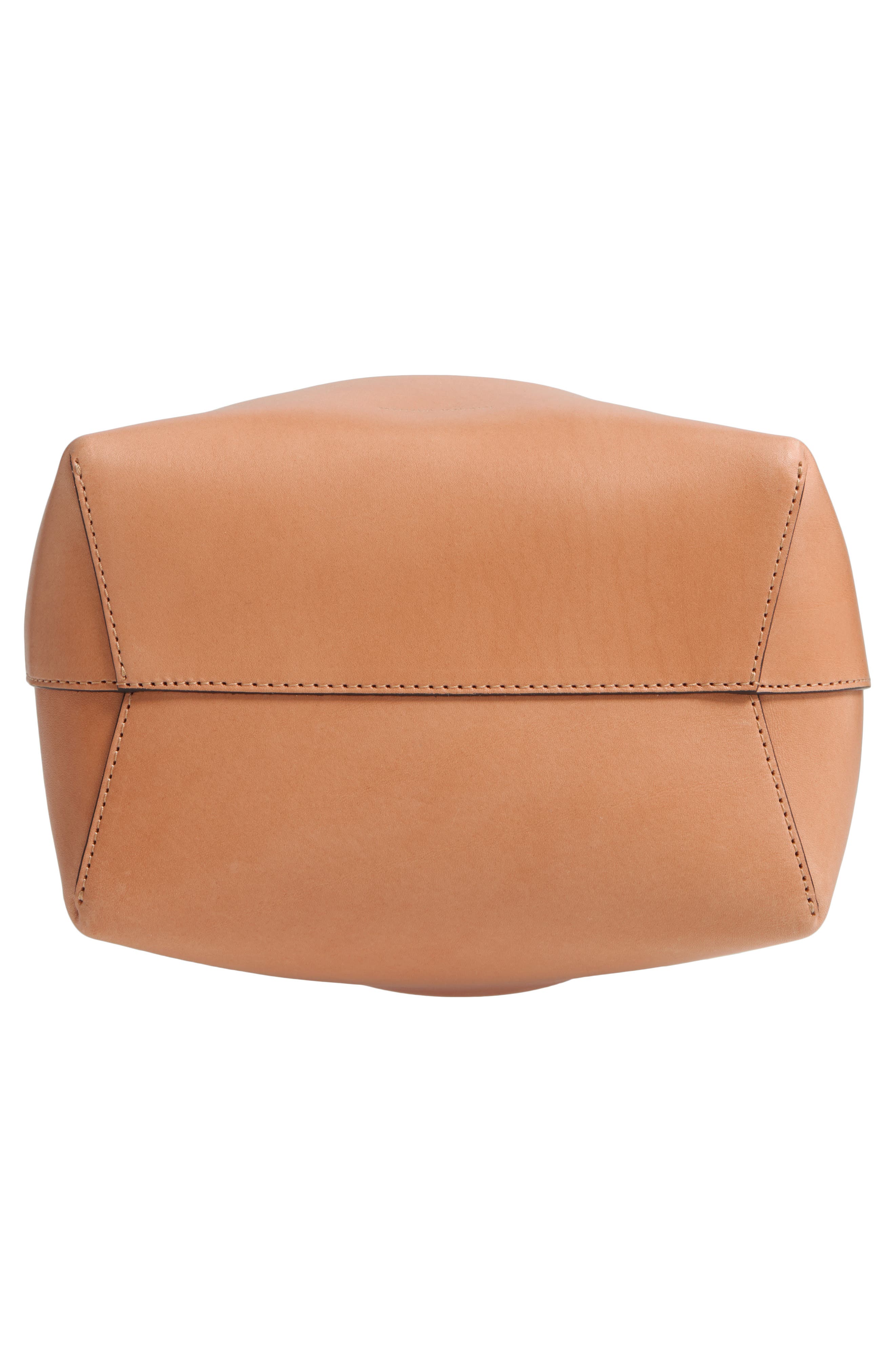 Mansur Gavriel Mini Leather Bucket Bag, Alternate, color, 