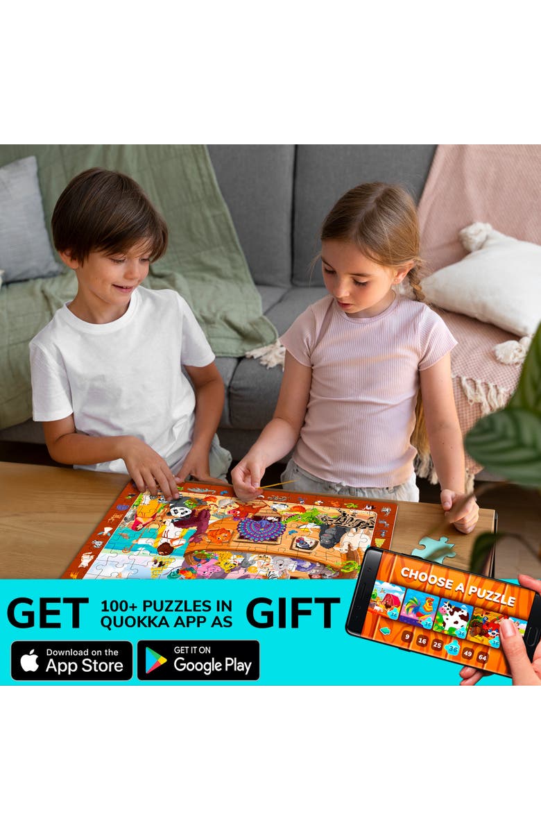 Quokka 4 x 60 Pieces Puzzles for Kids - Educational Search & Find Toy, Alternate, color, Bible Stories Set