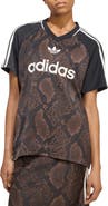 adidas Originals Faux-Snakeskin-Printed Jersey