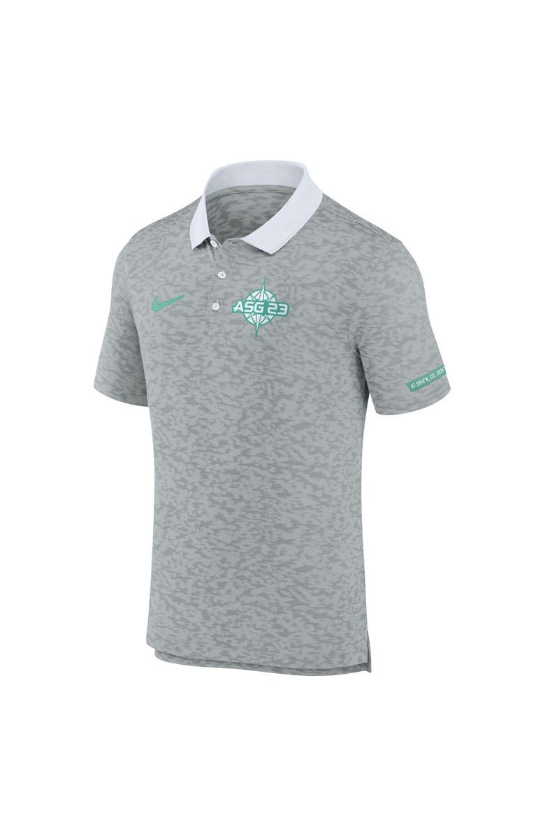 Nike Men's Nike  Gray 2023 MLB All-Star Game Fashion Polo, Alternate, color, 