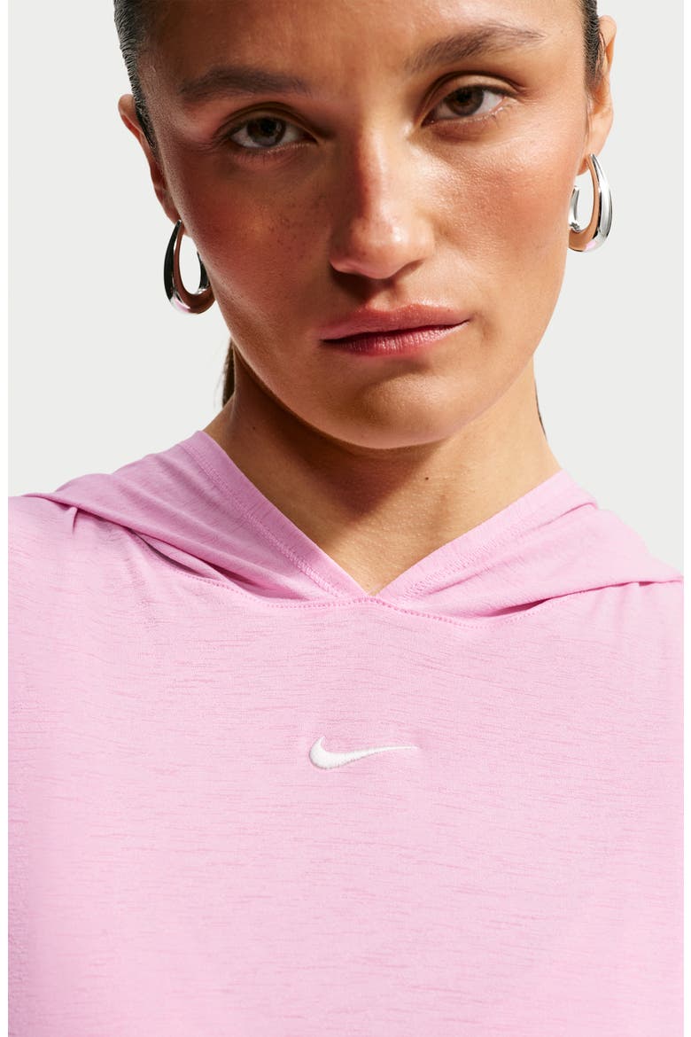 Hooded Cropped Tank, Alternate, color, PINK RISE/ SAIL