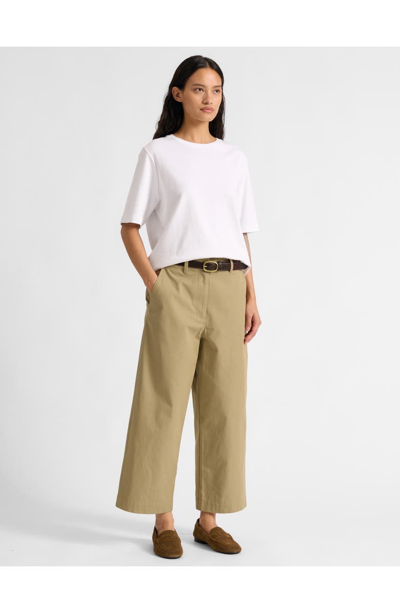 Albaray Cropped Barrel Trousers, Alternate, color, Stone