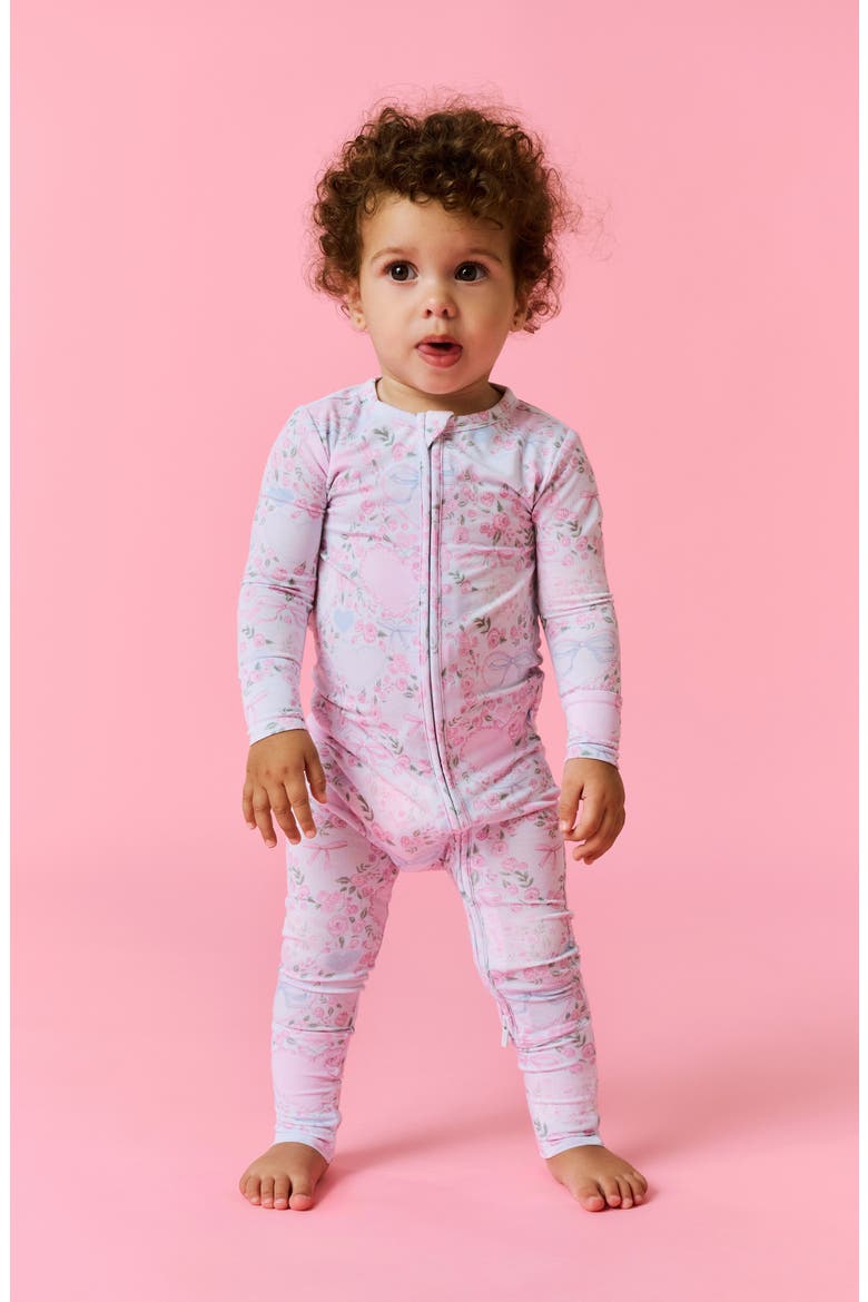 Fitted Convertible One-Piece Pajamas, Alternate, color, LIGHT/ PASTEL BLUE