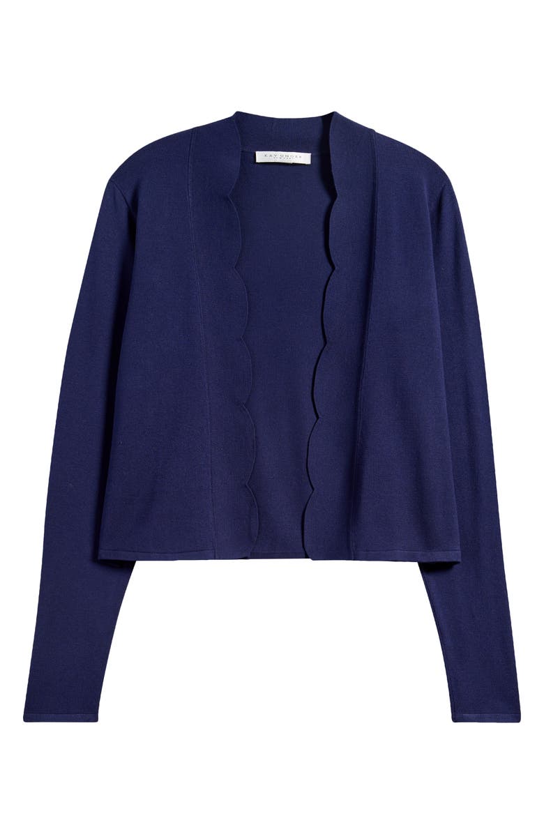 Kay Unger Logan Cardigan, Alternate, color, Dark Navy