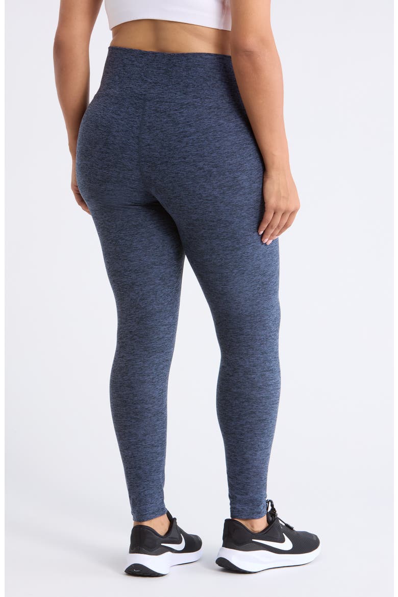 Renew High Waist Leggings, Alternate, color, NAVY ARMADA MELANGE