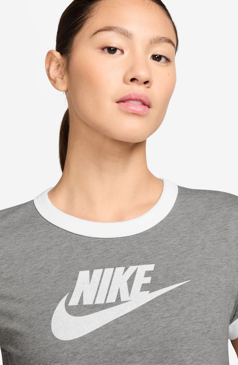 Nike Sportswear Ringer Logo Graphic T-Shirt, Alternate, color, 