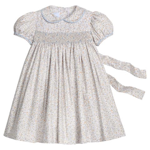 Kids' Floral Smocked Peter Pan Dress (Toddler, Little Kid & Big Kid)