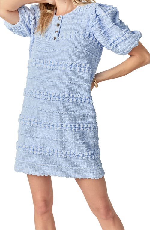 ENGLISH FACTORY ENGLISH FACTORY SMOCKED MINIDRESS 