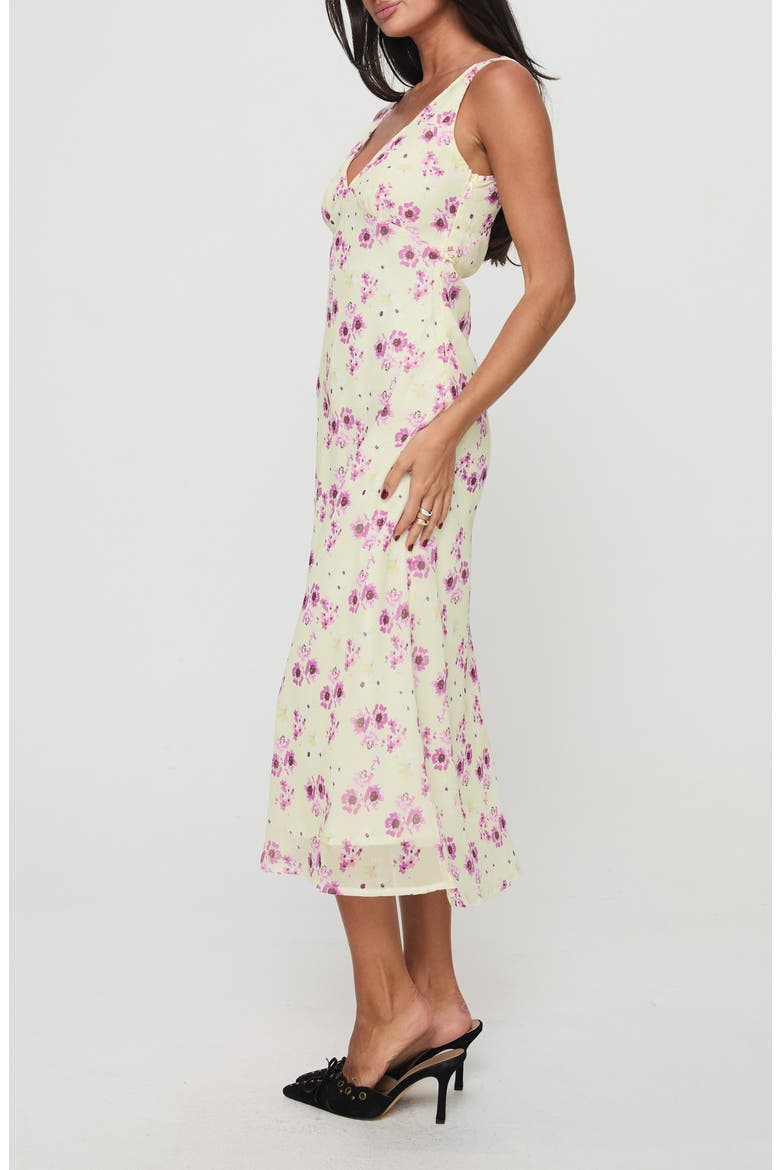 Nellie Floral Dress, Alternate, color, YELLOW FLORAL