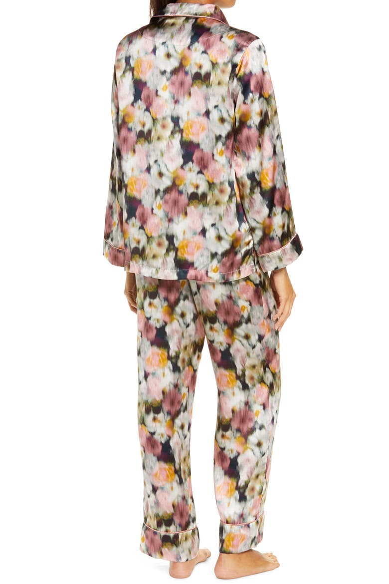x Liberty of London Hazy Days Silk Pajamas, Alternate, color, MULTI