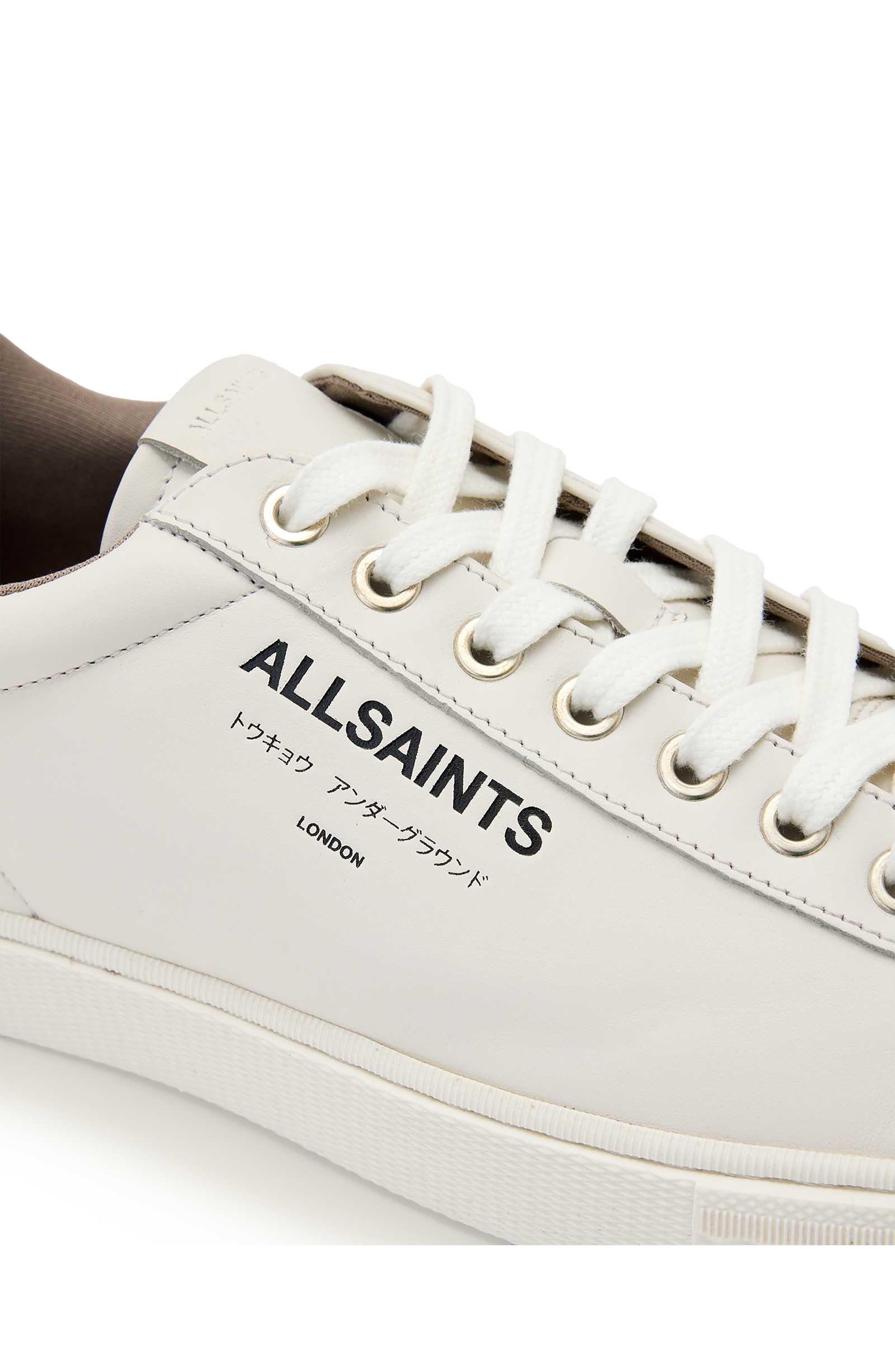 AllSaints Underground Sneaker, Alternate, color, Triple White