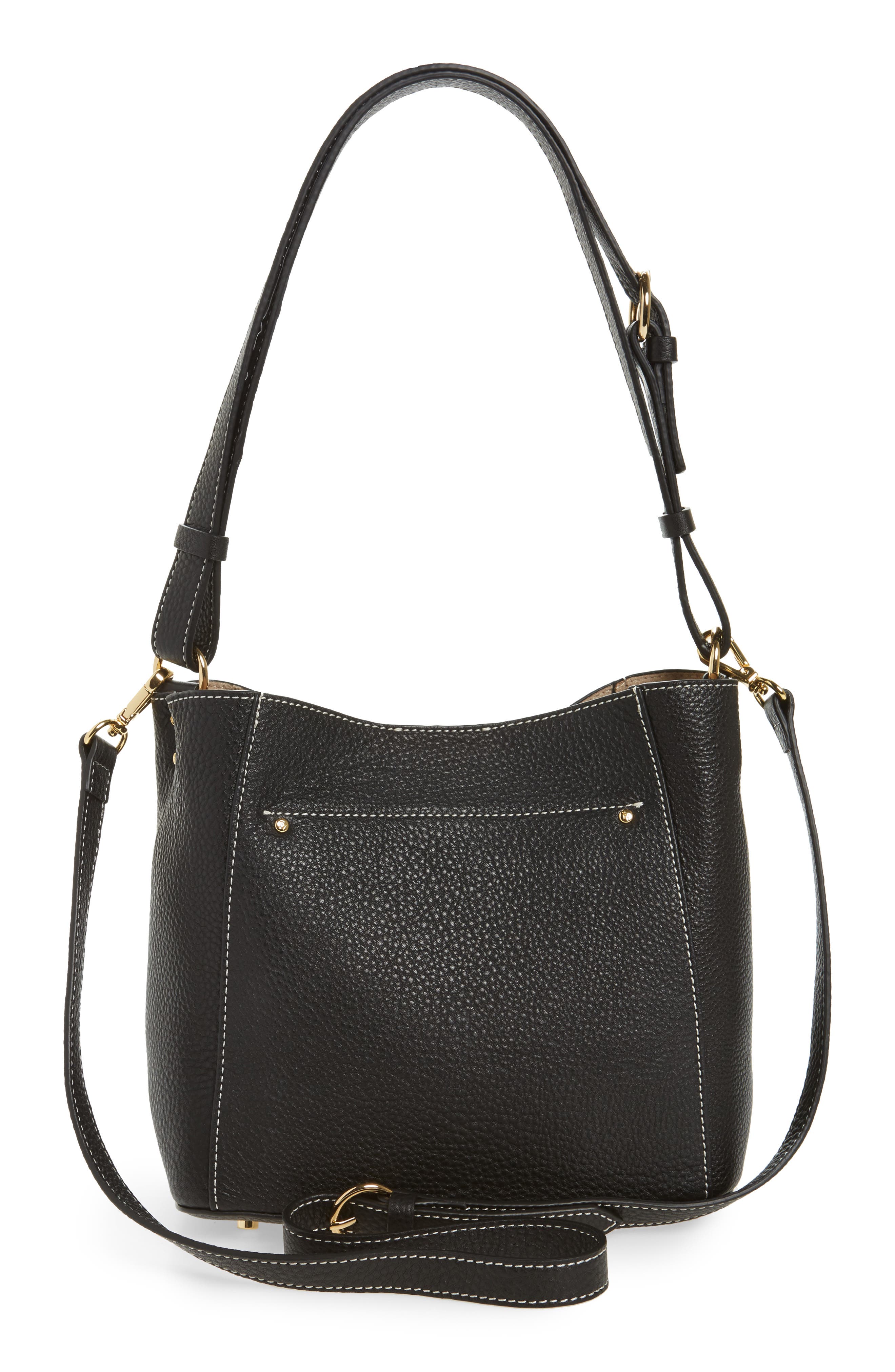Frances Valentine Small June Leather Hobo, Alternate, color, 