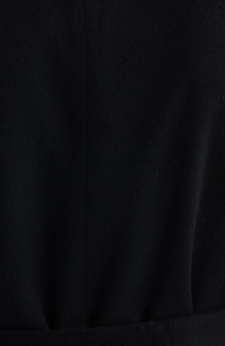 Fleurette Tatiana Belted Wool Coat, Alternate, color, Black