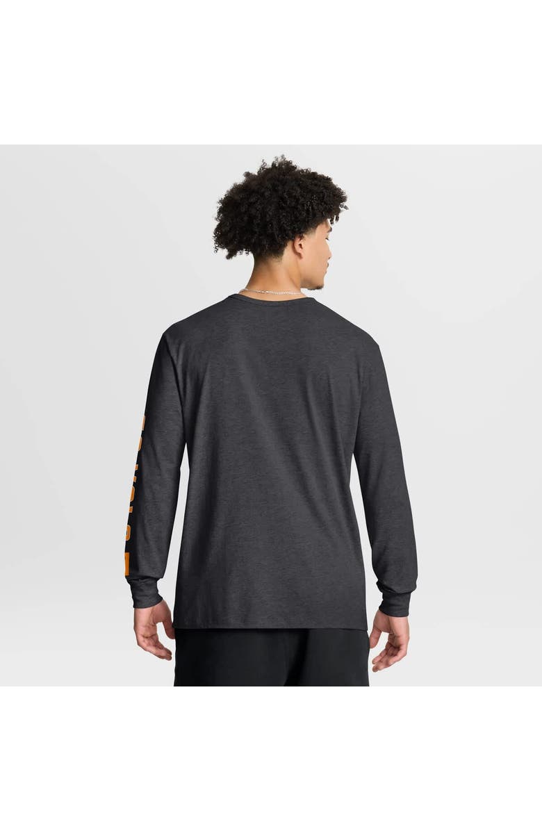 FANATICS Men's Fanatics Charcoal Tennessee Volunteers Quad Fuel The Fire Long Sleeve T-Shirt, Alternate, color, Charcoal