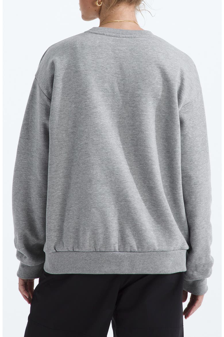 Evolution Simple Dome Oversize Crewneck Sweatshirt, Alternate, color, TNF PALE GREY HEATHER