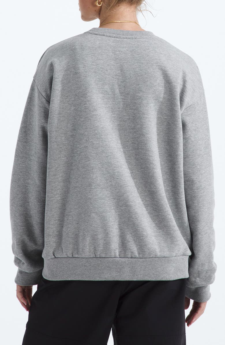 The North Face Evolution Simple Dome Oversize Crewneck Sweatshirt, Alternate, color, Tnf Pale Grey Heather