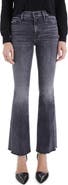MOTHER Fray Hem Flare Jeans