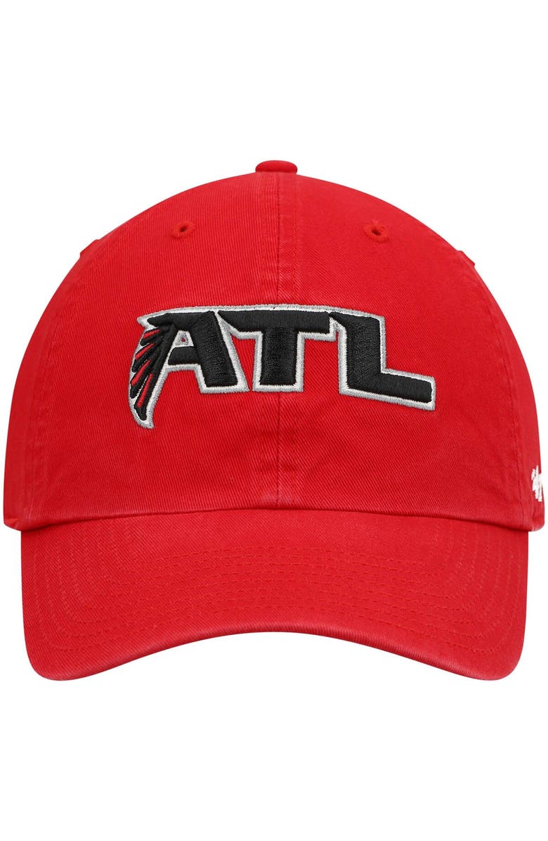 '47 Men's '47 Red Atlanta Falcons Clean Up Alternate Adjustable Hat, Alternate, color, Red