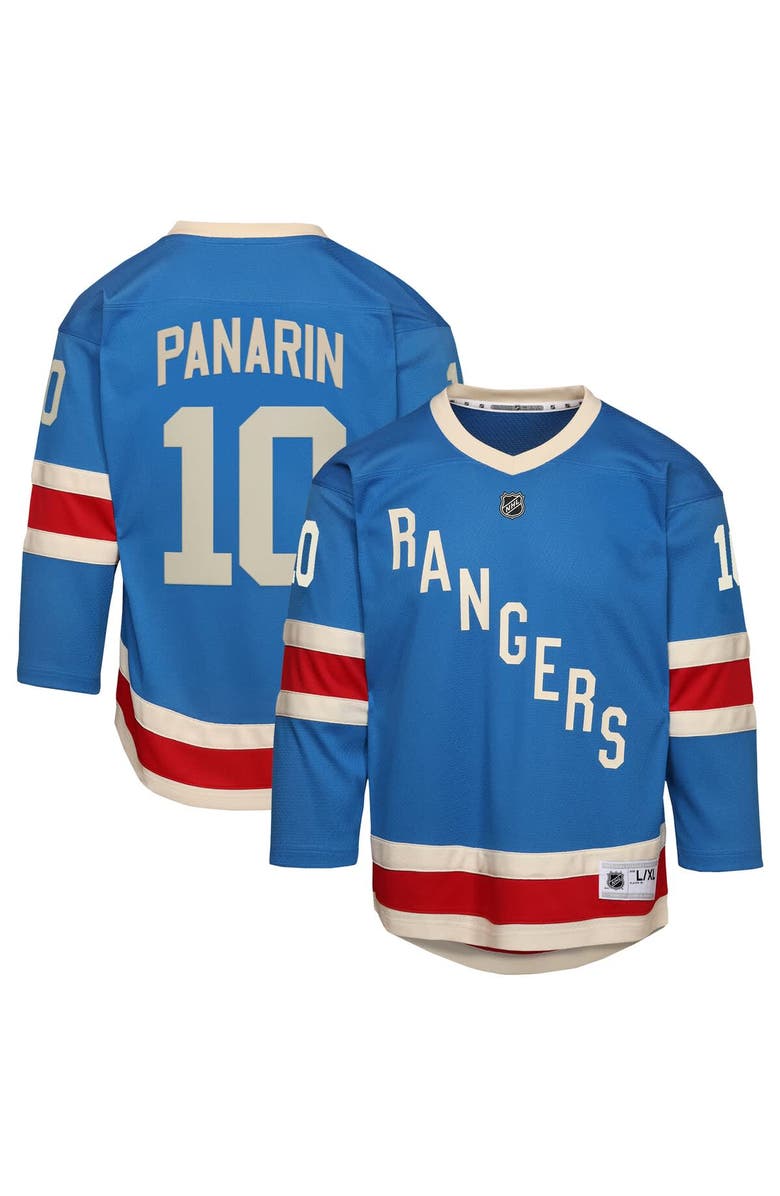 Outerstuff Youth Artemi Panarin Blue New York Rangers Centennial Replica Jersey, Main, color, Blue