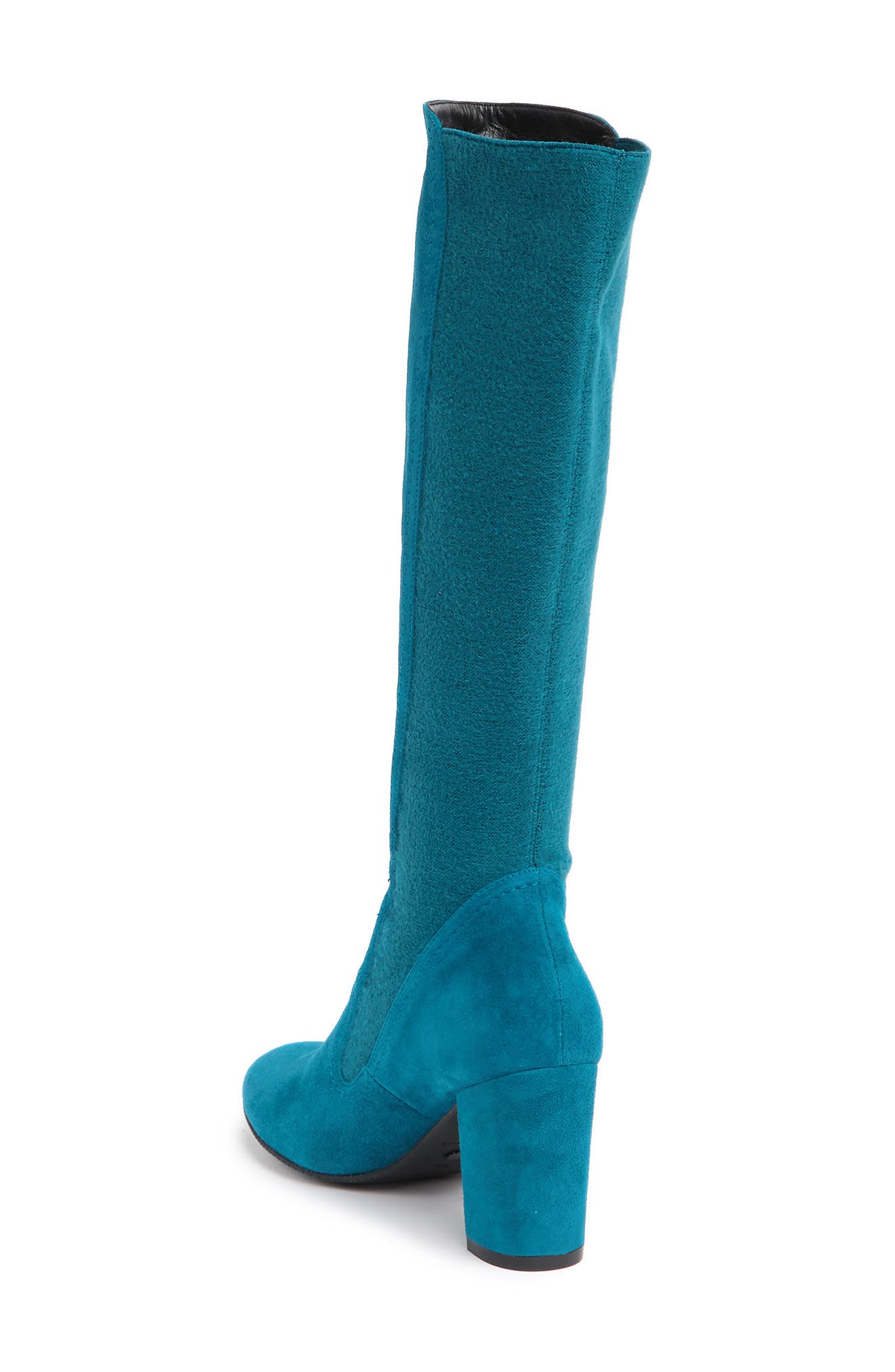 Livia Suede Tall Boot, Alternate, color, PEACOCK