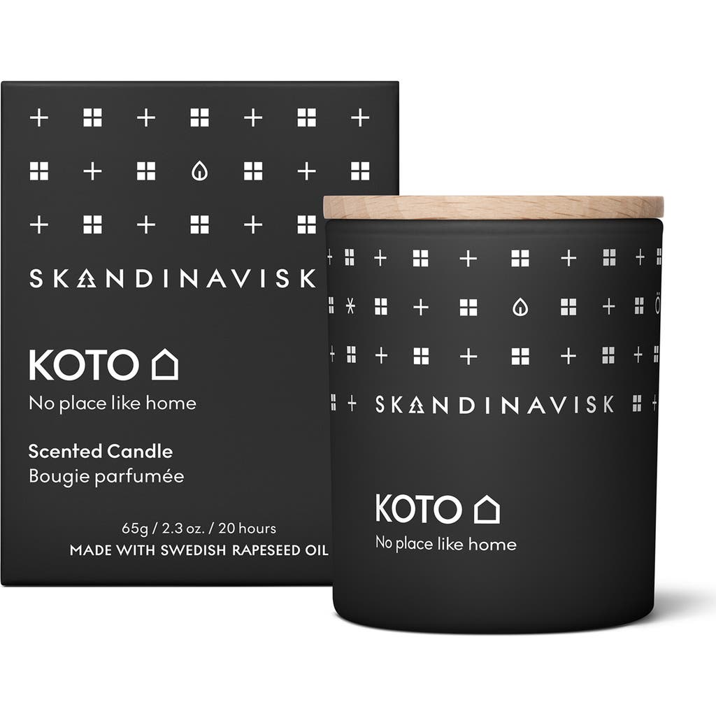 SKANDINAVISK KOTO Scented Candle 65g in Black  product