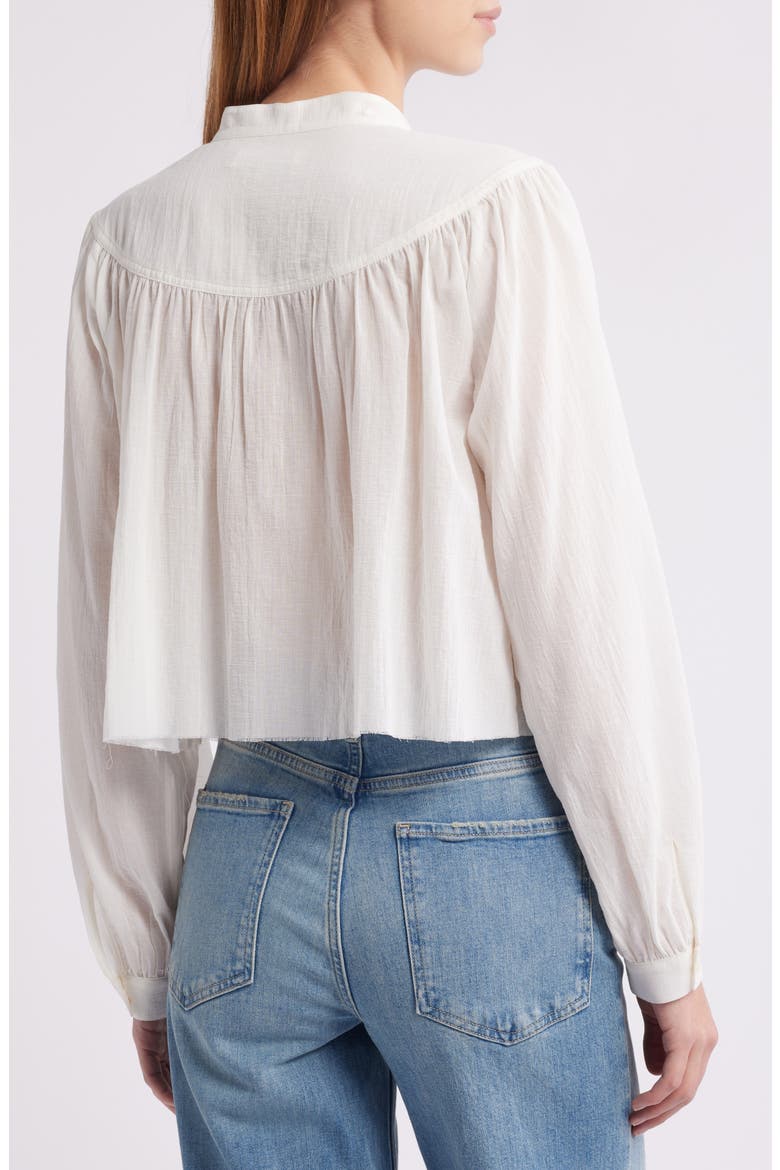 The Swing Button-Up Shirt, Alternate, color, ALABASTER