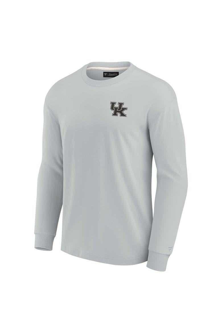 Unisex Fanatics Signature Gray Kentucky Wildcats Elements Super Soft Long Sleeve T-Shirt, Alternate, color, Gray