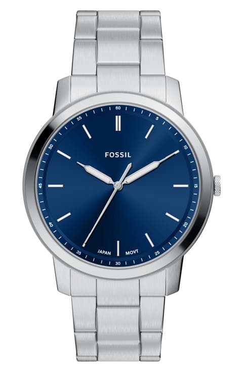 Minimalist Bracelet Watch, 44mm