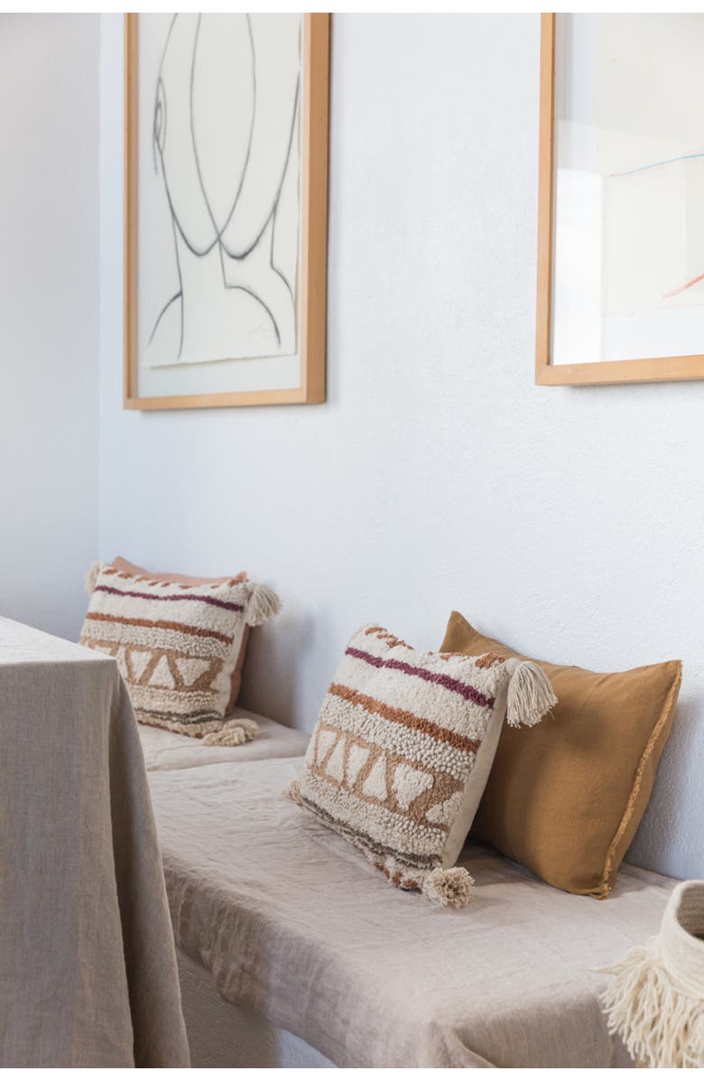 Lorena Canals Nomad cushion Sistan, Alternate, color, Natural, Multi