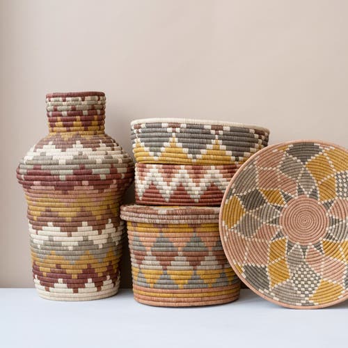 Maadili Collective Zig Zag Grandmother Vase