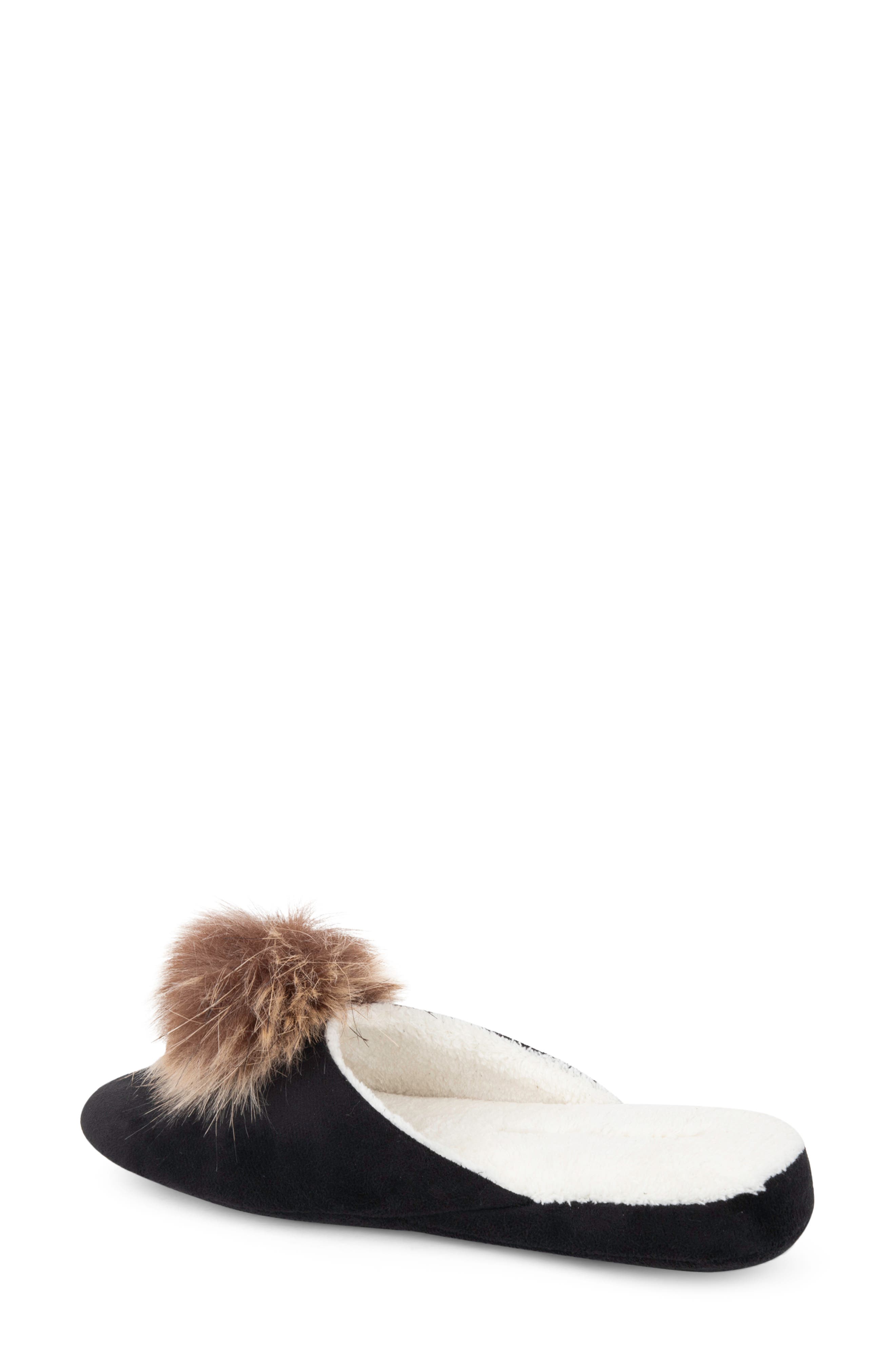 patricia green Pretty Pouf Slipper, Alternate, color, Black/ Tan