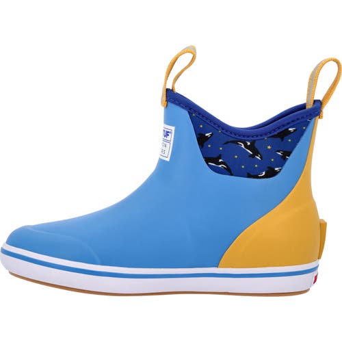 Xtratuf Salmon Sisters Ankle Deck Boot In Animal Print