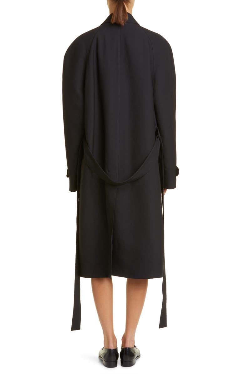 The Row Devitt Relaxed Wool Blend Coat, Alternate, color,