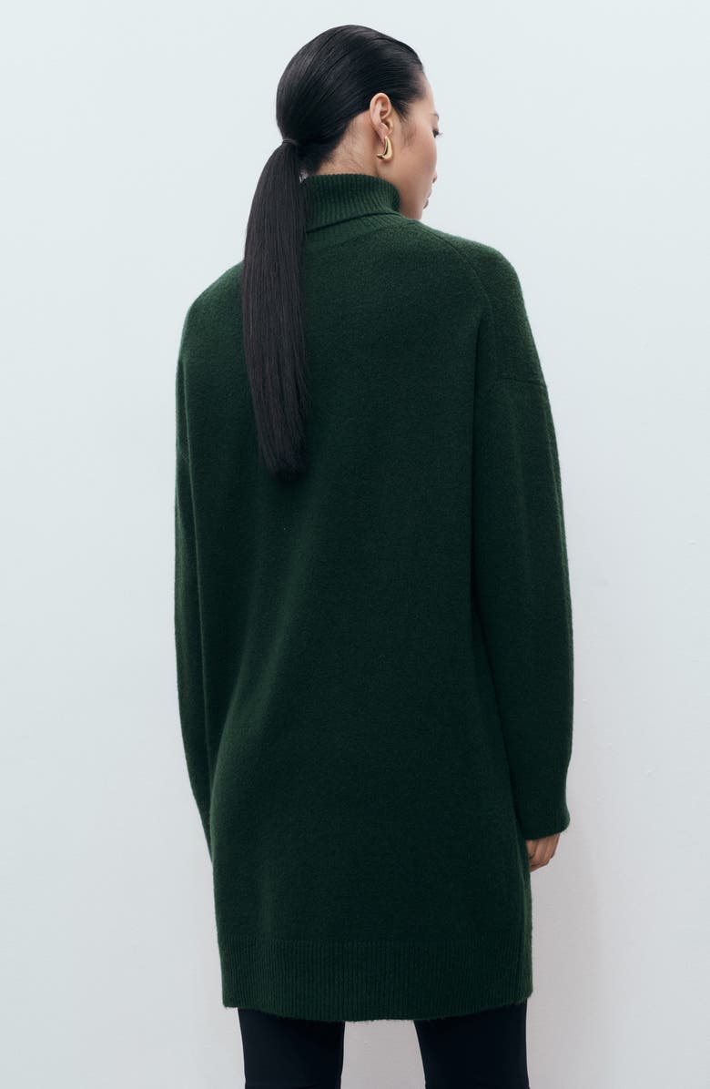 MANGO Long Sleeve Turtleneck Sweater Dress, Alternate, color,