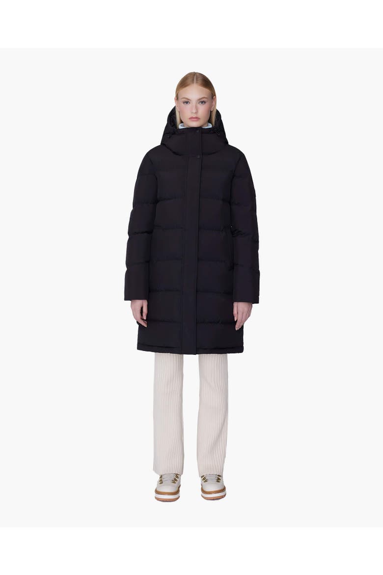 PIPER | Hooded Down Winter Jacket, Alternate, color, Black