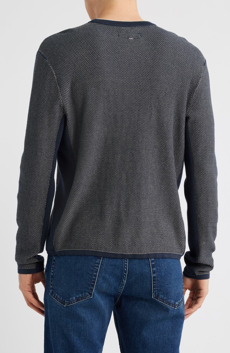 rag & bone Norton Crewneck Sweater, Alternate, color, Navy